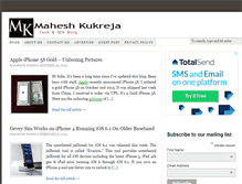 Tablet Screenshot of maheshkukreja.com